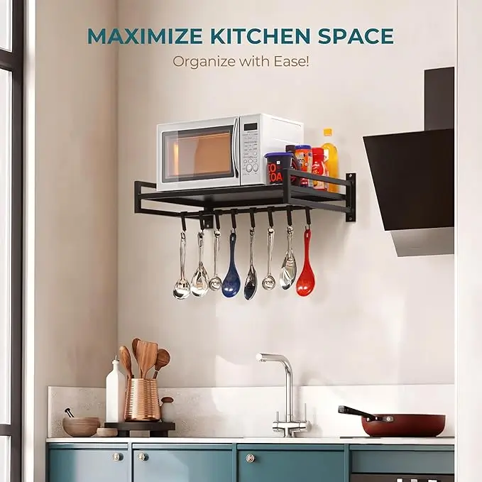 Wall mount Metal Microwave Oven Rack - Oven Stand