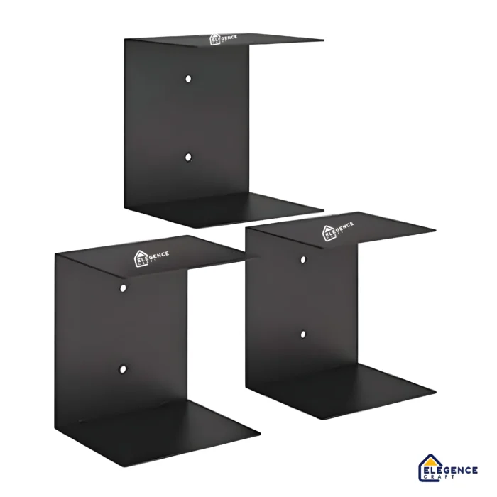 Metal Bookshelf Black 1