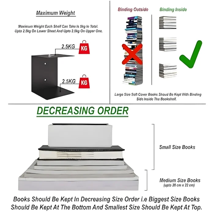 Invisible Floating Bookshelf 5